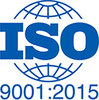 ISO 9001:2015 quality management certification mark